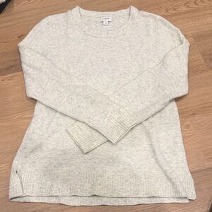 J. Crew Light Gray Knit Sweater